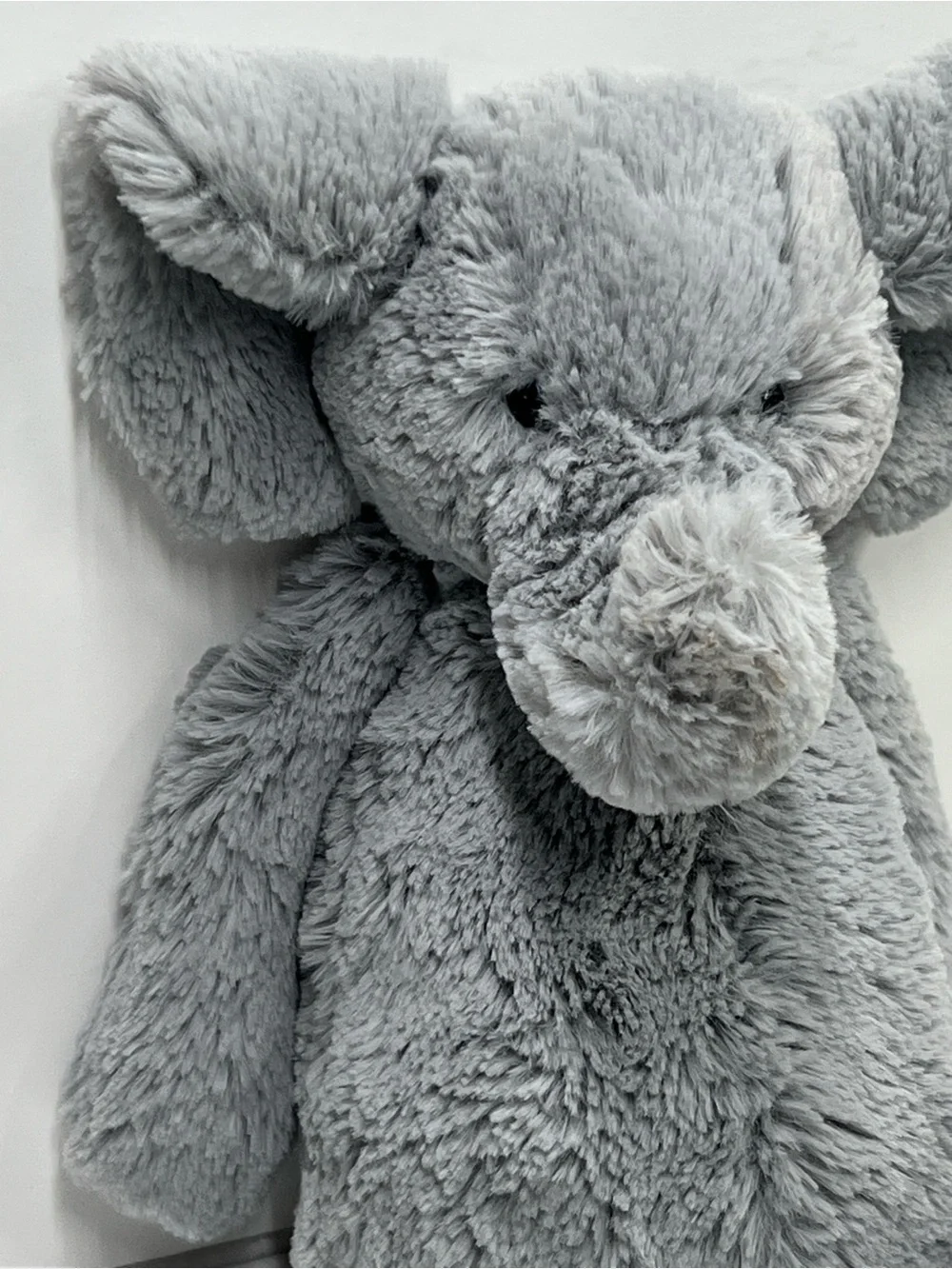 JELLYCAT London Retired Gray Soft Plush Bashful Elephant.